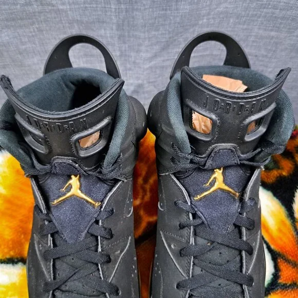 %Size 10.5 Nike Air Jordan 6 Retro DMP CT4954-007 Black/Gold Men AJ20